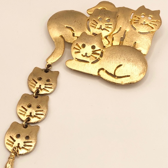 Vintage Ultra Craft Cat Kitten Kitty Brooch Pin - Picture 4 of 5